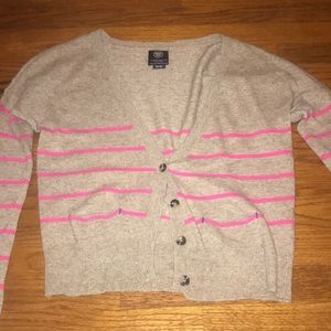American Eagle brown and pink cardigan, worn once